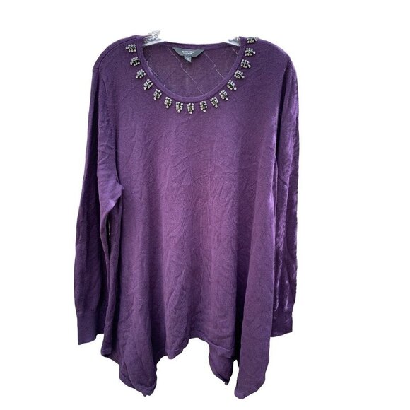 Simply Vera Vera Wang Sweaters - Simply Vera Vera Wang Purple Sweater